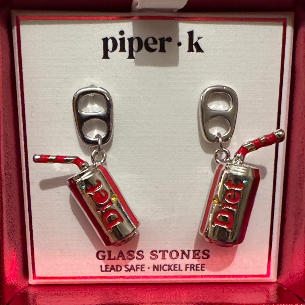 Piper K Diet Soda Earrings